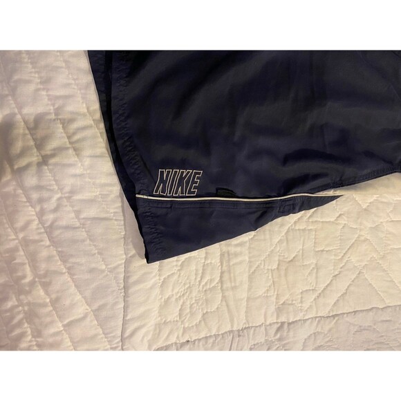 Nike Men’s Navy XL Swimsuit Trunks Side Pockets with Tie Waist Pool Lake - Picture 2 of 10